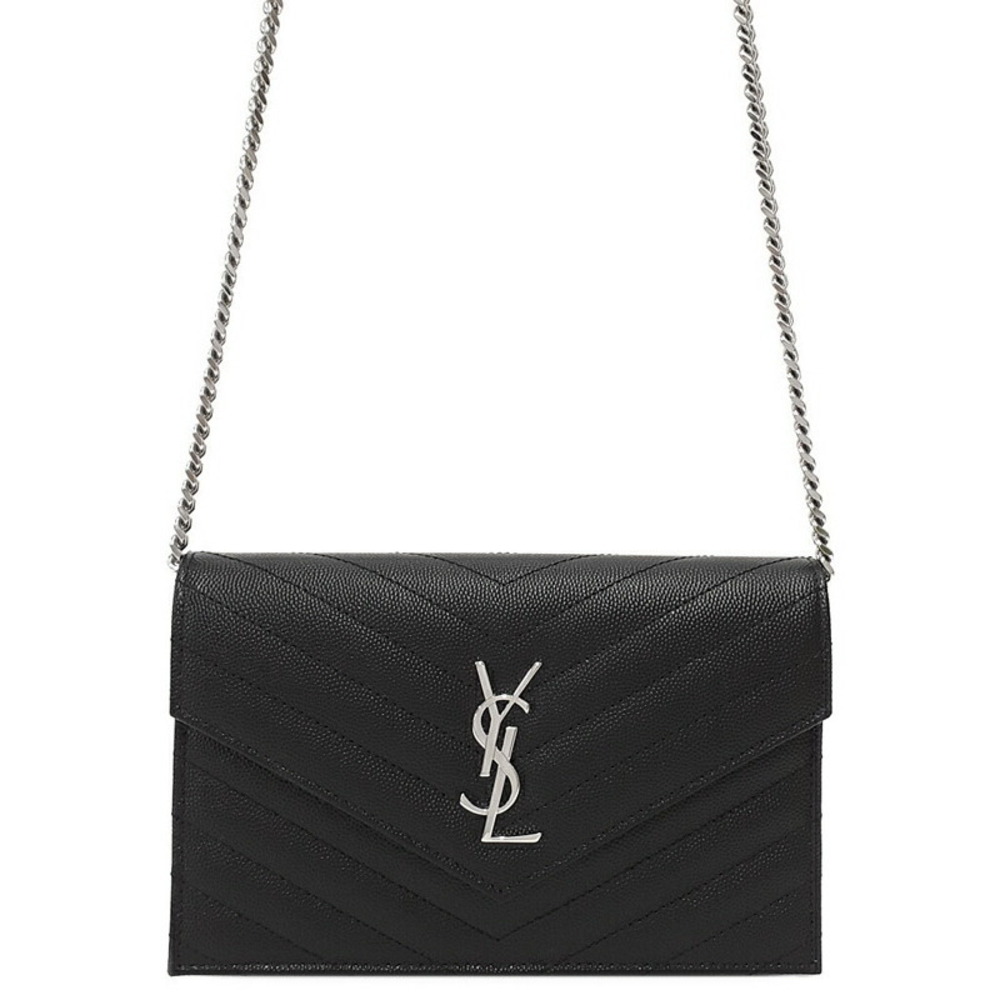 SAINT LAURENT PARIS Cassandra Envelope Chain Wallet